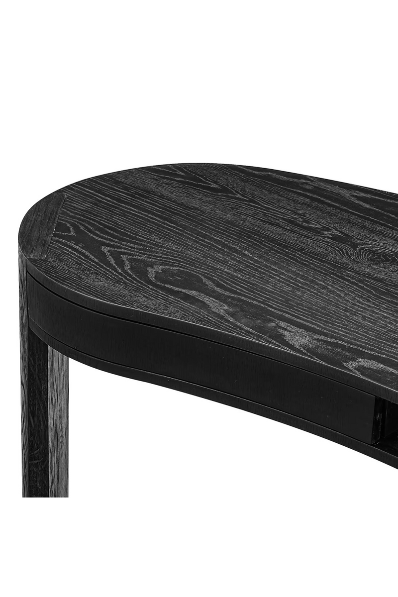 Black Organic Shape Desk | OROA Navarino | Woodfurniture.com