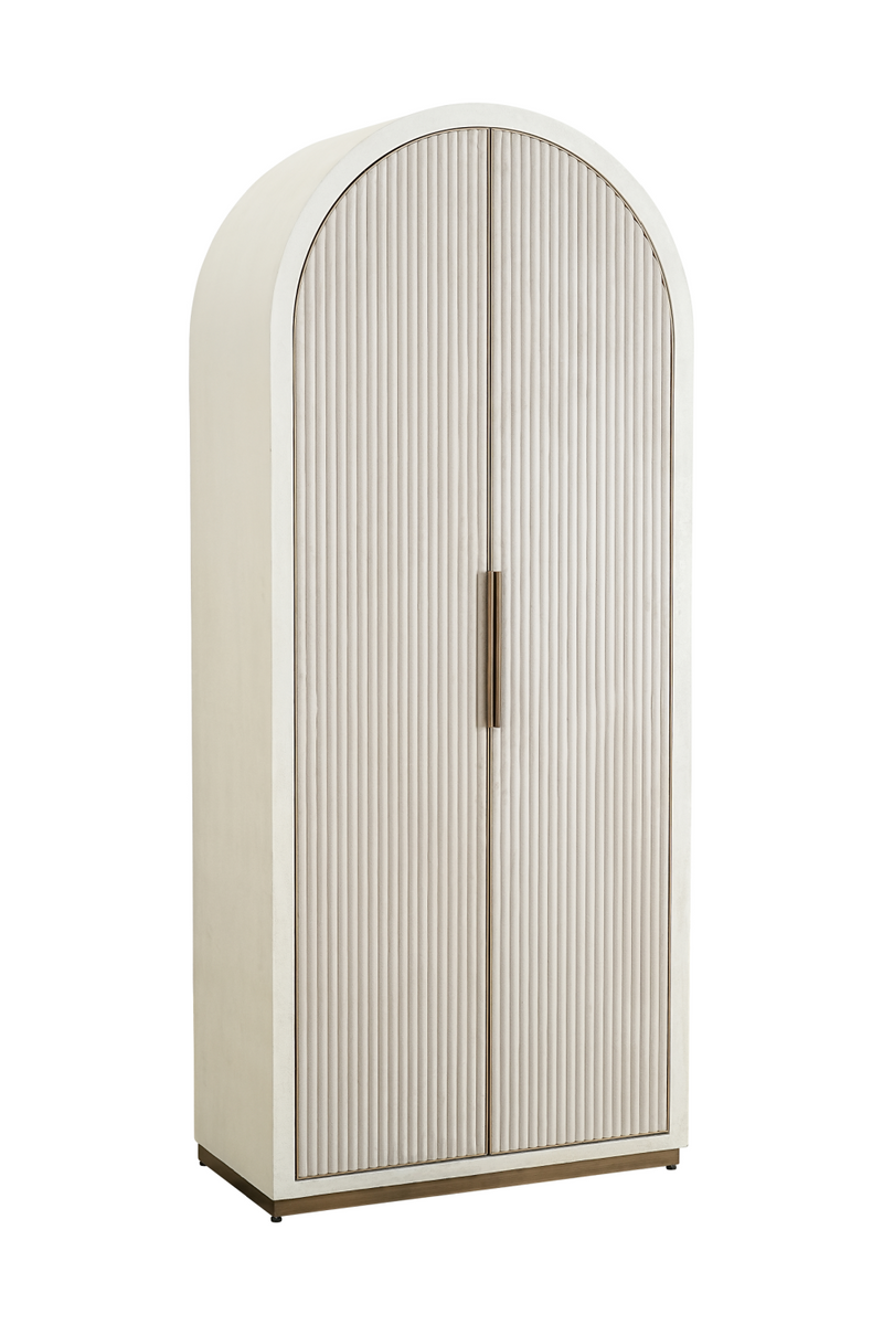 White Arched 2-Door Cabinet | OROA Tivoli | Woodfurniture.com