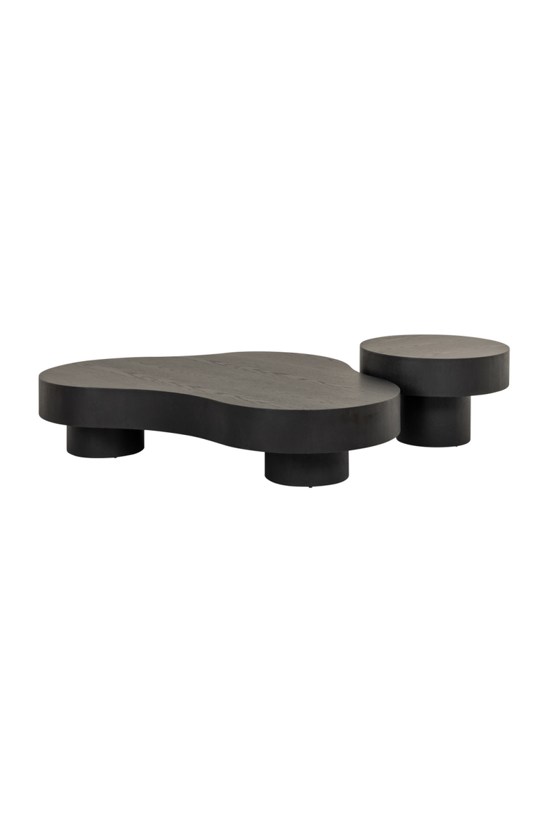 Organic-Shaped Coffee Tables (2) | OROA Bogor | Woodfurniture.com