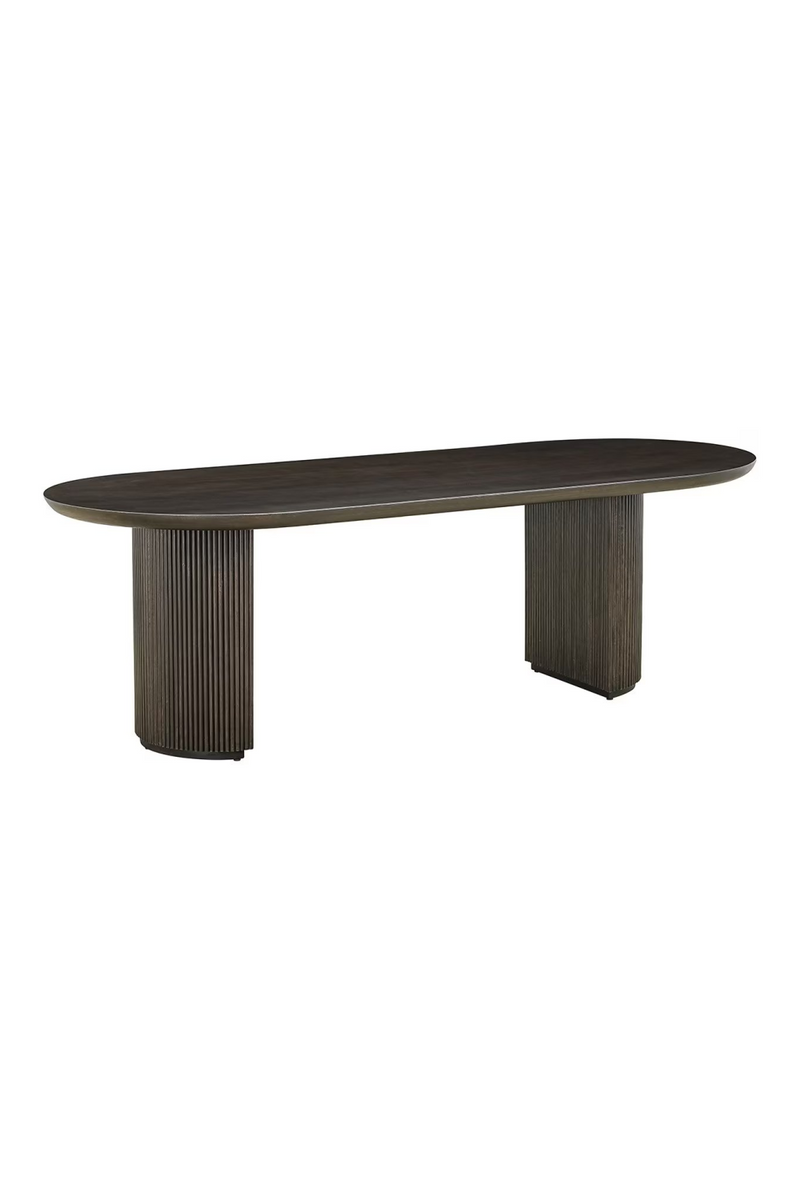 Oak Oval Dining Table L | OROA Kingston | Woodfurniture.com