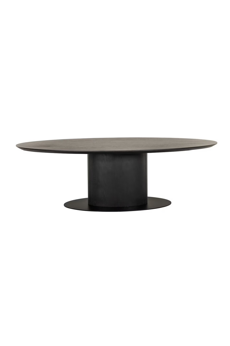 Brown Wooden Oval Dining Table | OROA Gordon | Woodfurniture.com