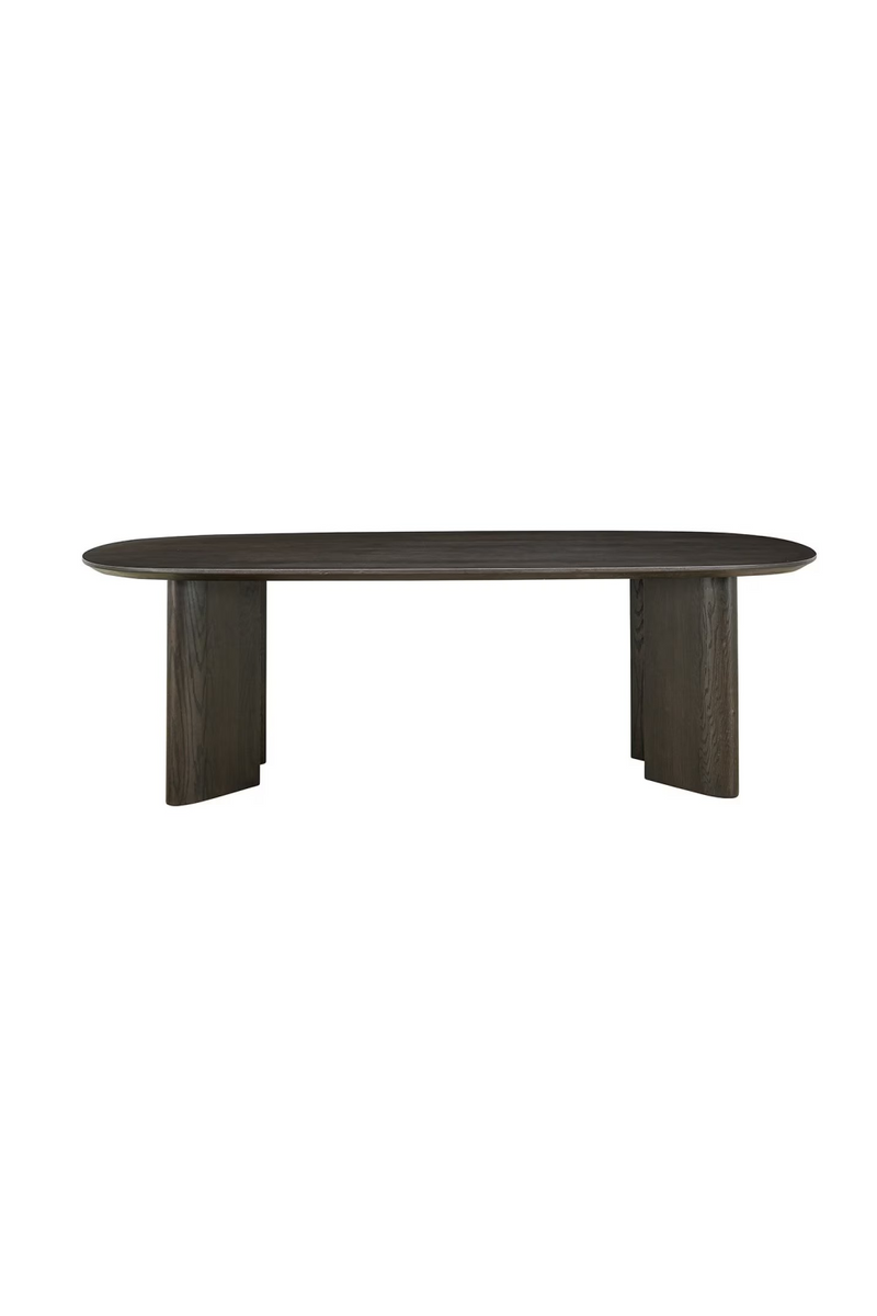 Brown Oak Dining Table | OROA Durban | Woodfurniture.com