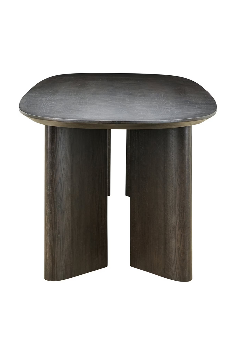 Brown Oak Dining Table | OROA Durban | Woodfurniture.com