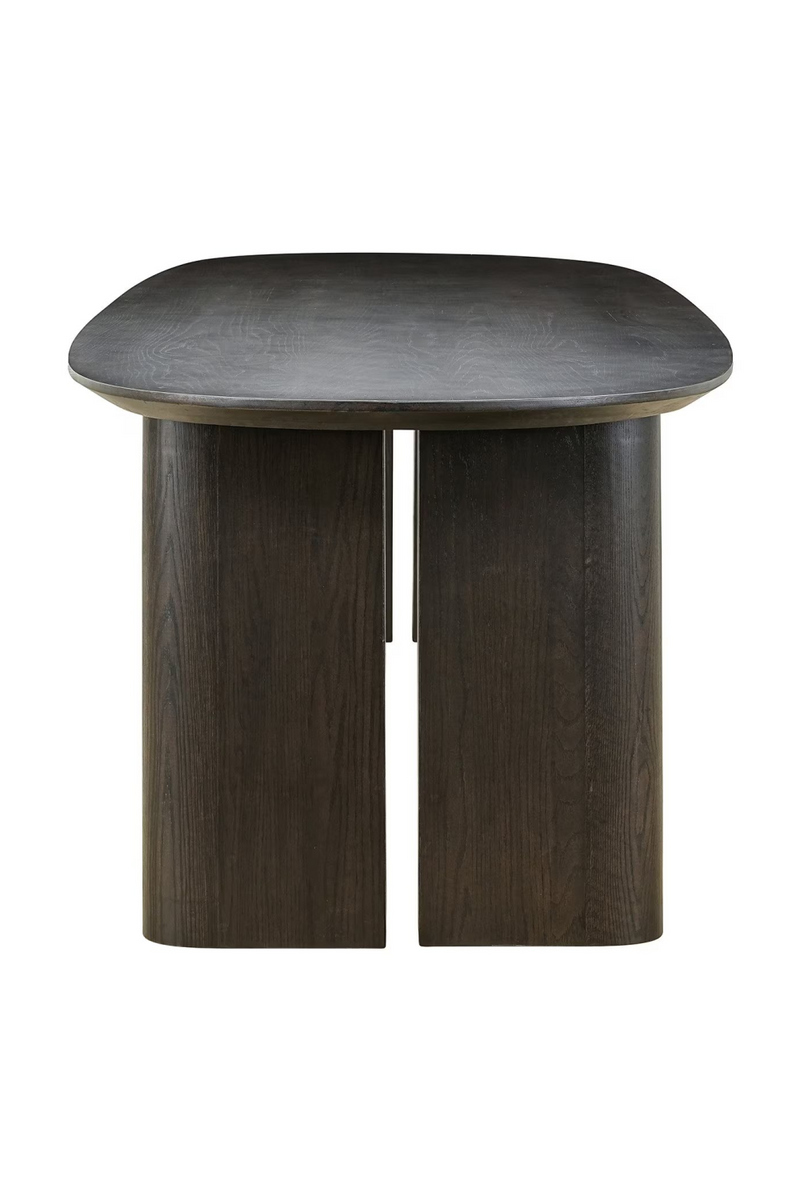 Brown Oak Dining Table | OROA Durban | Woodfurniture.com