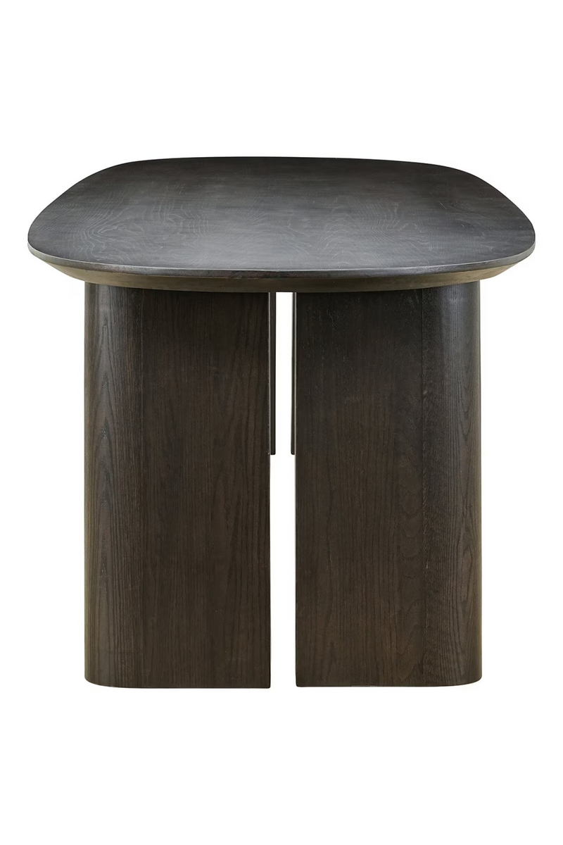 Brown Oak Dining Table | OROA Durban | Woodfurniture.com