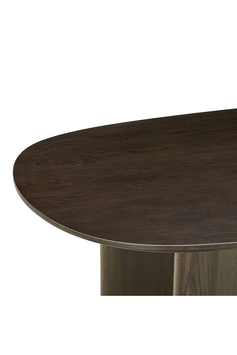 Brown Oak Dining Table | OROA Durban | Woodfurniture.com