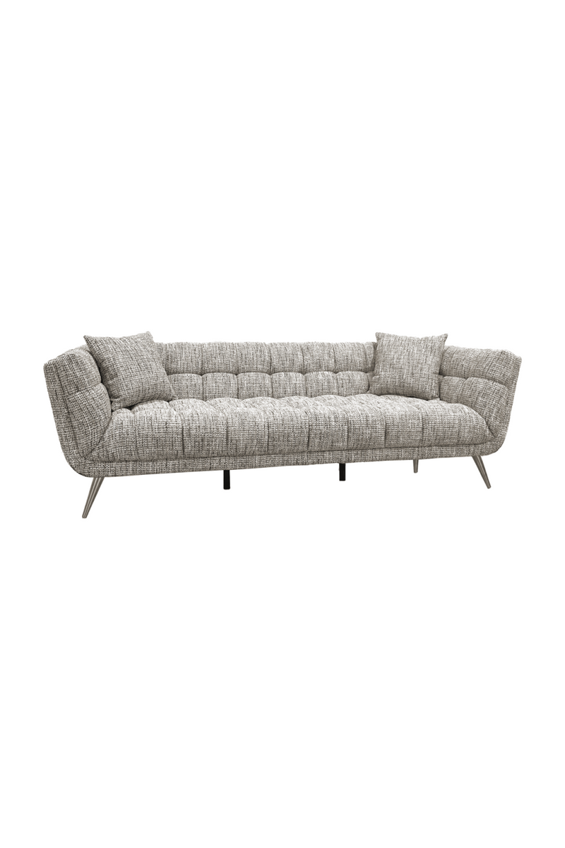 Gray Tufted Sofa | OROA Huxley | Woodfurniture.com