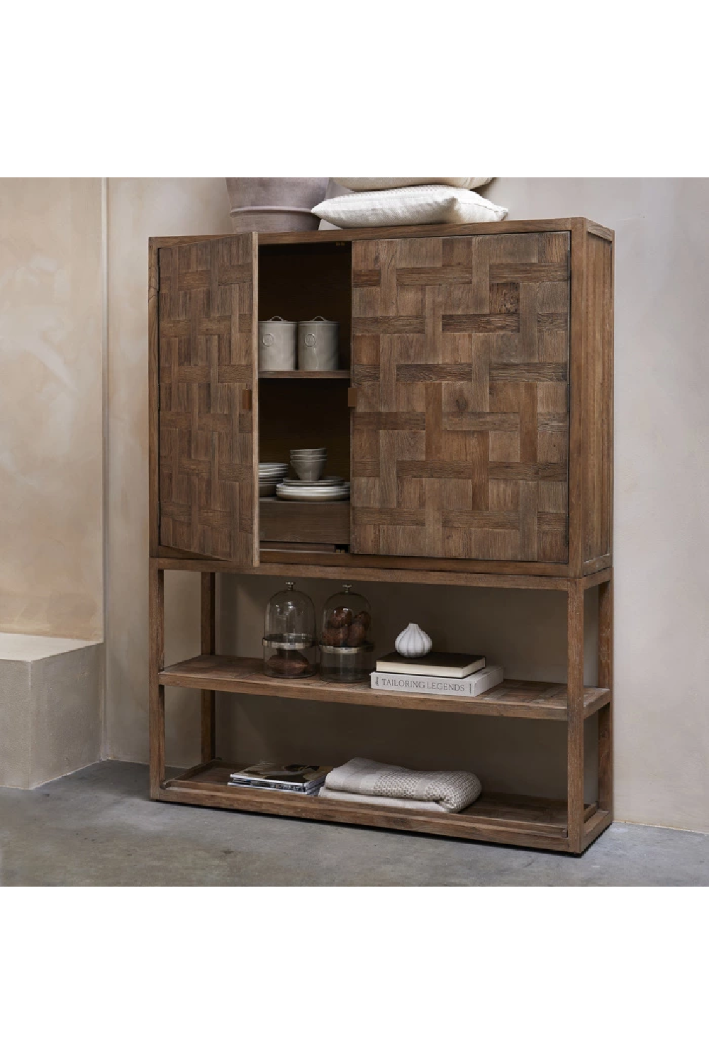 Brown Oak 2-Door Sideboard | Rivièra Maison Fraser | Woodfurniture.com