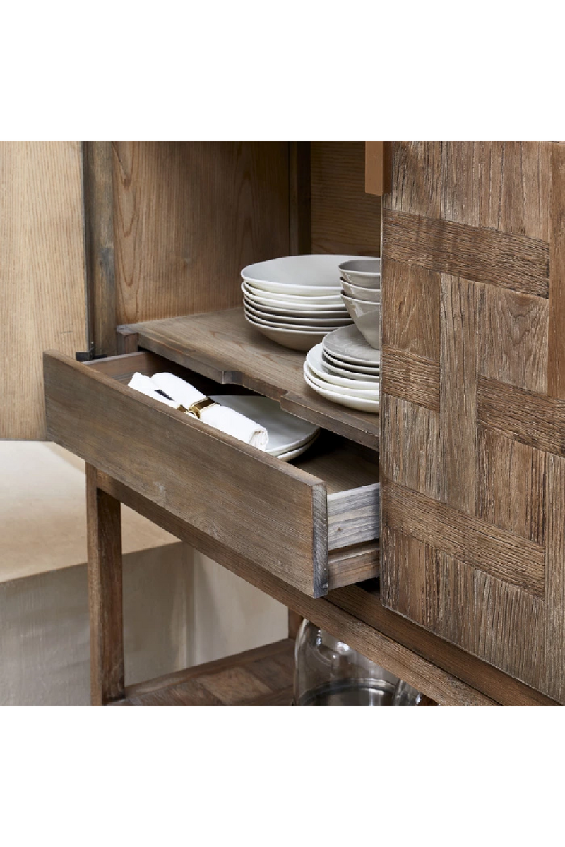 Brown Oak 2-Door Sideboard | Rivièra Maison Fraser | Woodfurniture.com