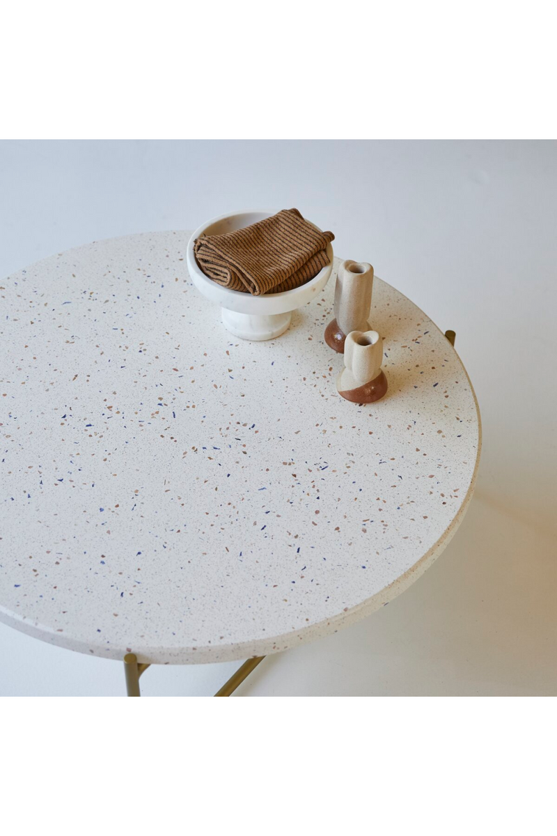 Confetti Terrazzo Coffee Table | Tikamoon Anatole 80 | Woodfurniture.com