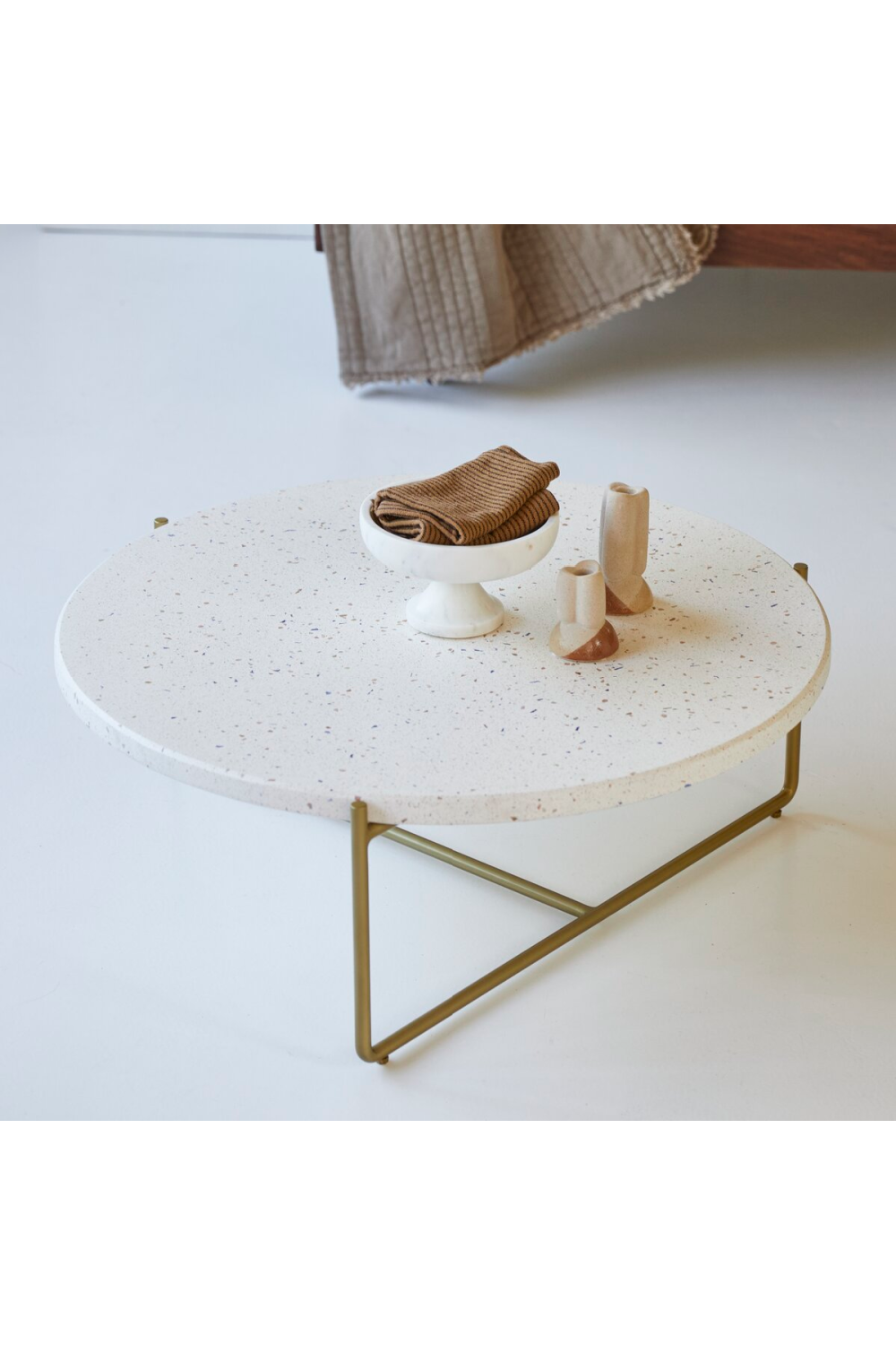 Confetti Terrazzo Coffee Table | Tikamoon Anatole 80 | Woodfurniture.com