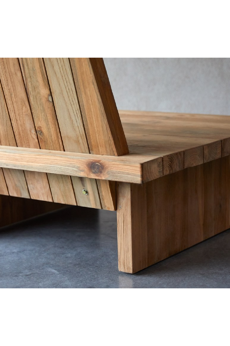 Solid Teak Lounge Chair | Tikamoon Joaquin | Woodfurniture.com