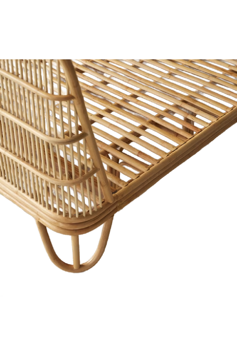 Varnished Rattan Bed | Tikamoon Simone | Woodfurniture.com