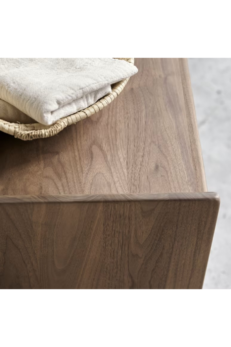 Solid Walnut Bedside Cabinet | Tikamoon Arto | Woodfurniture.com