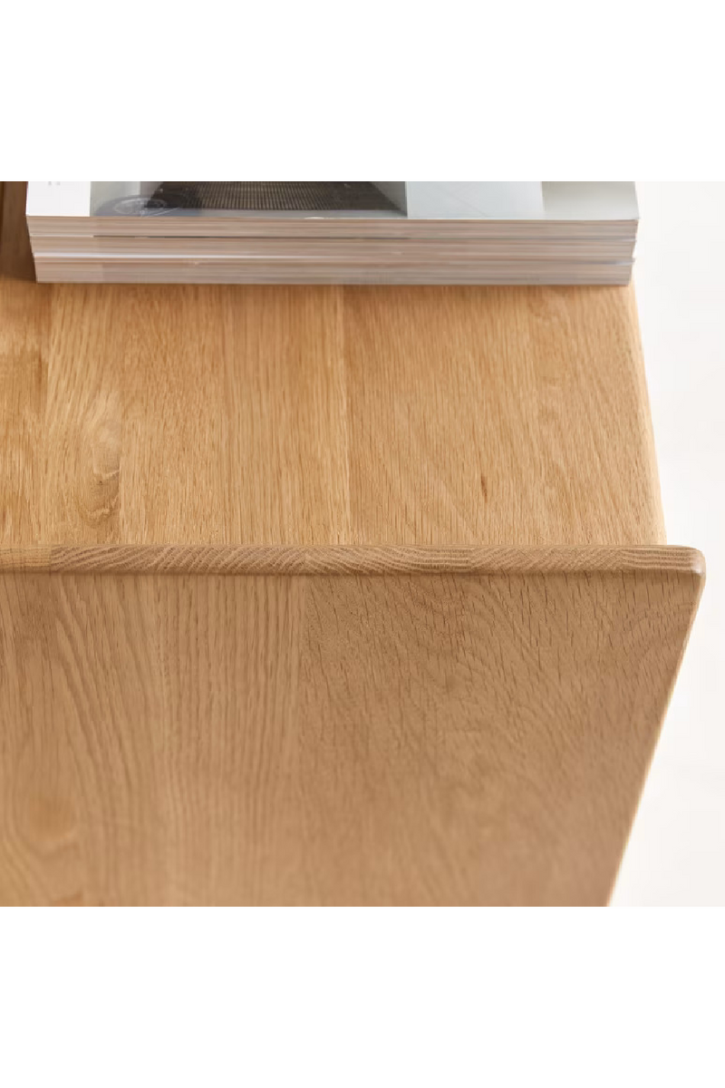 Solid Oak Bedside Nightstand| Tikamoon Arto | Oroatrade.com