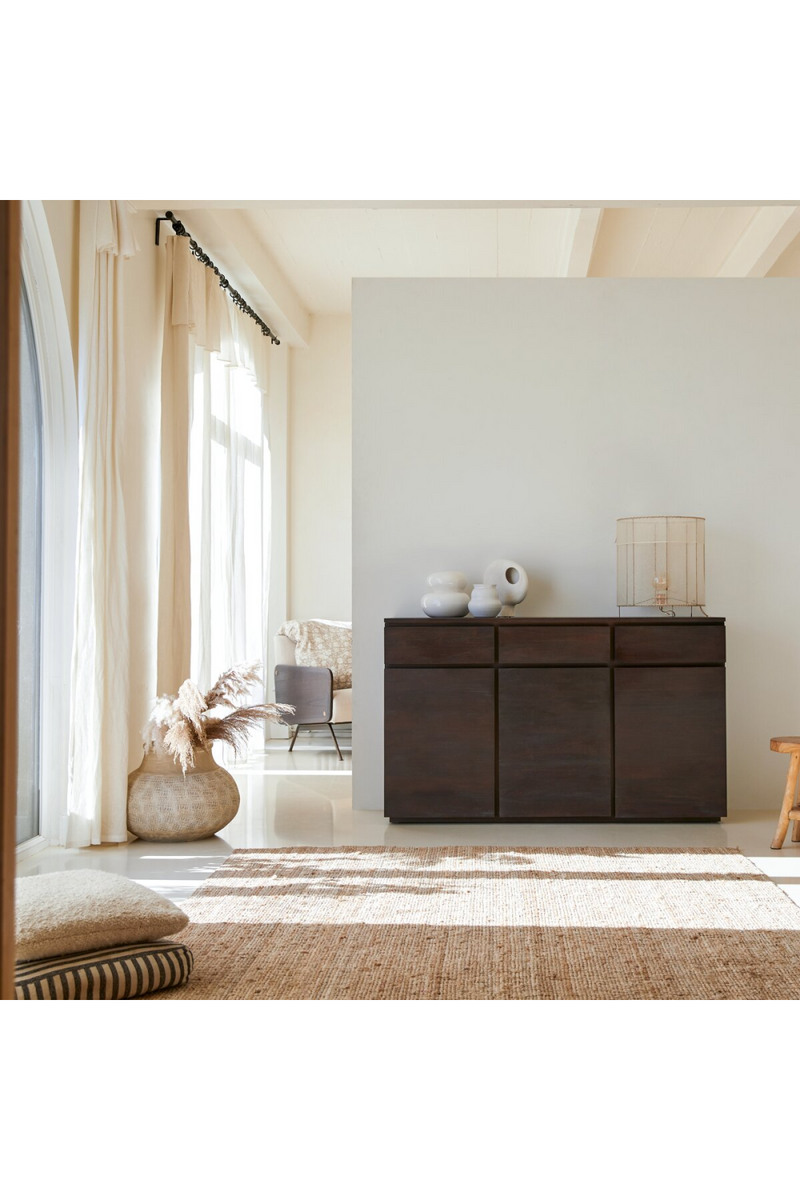 Solid Mahogany Sideboard | Tikamoon Eva | Woodfurniture.com