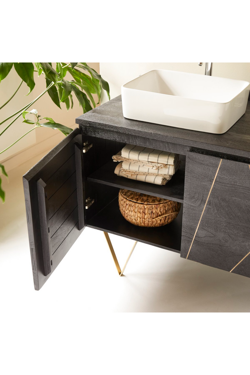 Solid Mango Vanity Cabinet | Tikamoon Liv | Woodfurniture.com