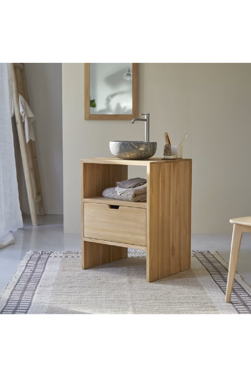 Solid Teak Vanity Unit | Tikamoon Kwarto