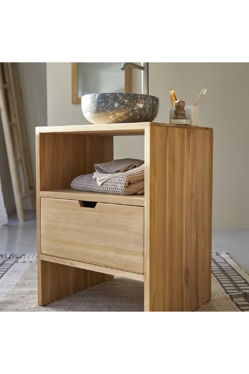 Solid Teak Vanity Unit | Tikamoon Kwarto