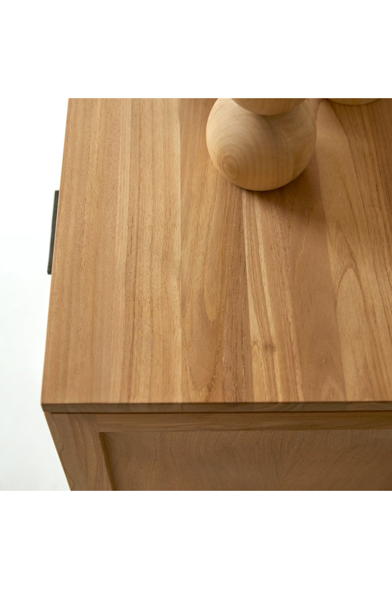 Natural Teak Modern Sideboard | Tikamoon Maë | Woodfurniture.com