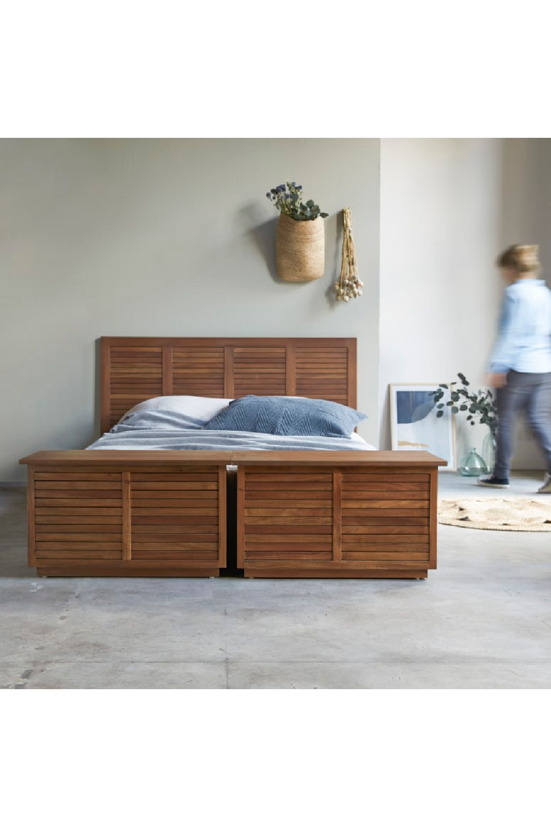 Solid Acacia Slatted Chest | Tikamoon Loggia | Woodfurniture.com