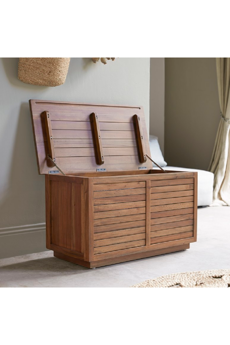 Solid Acacia Slatted Chest | Tikamoon Loggia | Woodfurniture.com