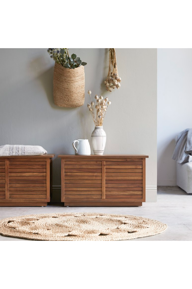 Solid Acacia Slatted Chest | Tikamoon Loggia | Woodfurniture.com