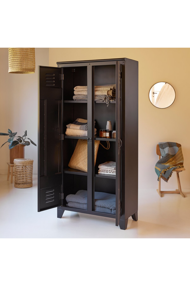 Metal Wardrobe Cabinet | Tikamoon Industriel | Woodfurniture.com