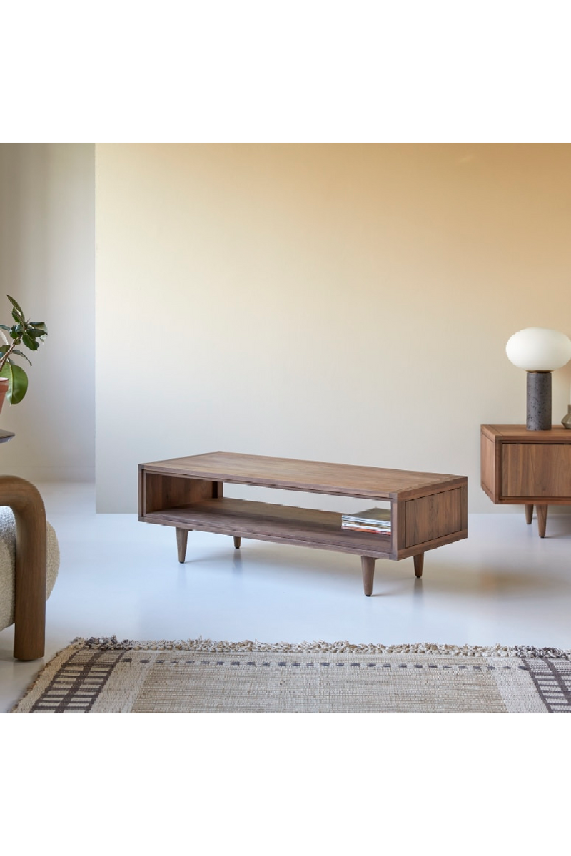 Solid Walnut Coffee Table | Tikamoon Jonàk | Woodfurniture.com