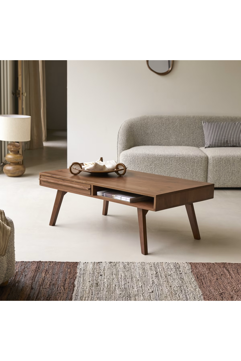 Solid Acacia Nordic Coffee Table | Tikamoon Niels | Woodfurniture.com