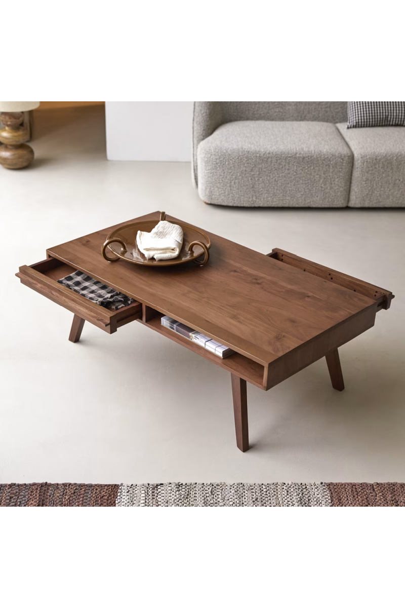 Solid Acacia Nordic Coffee Table | Tikamoon Niels | Woodfurniture.com