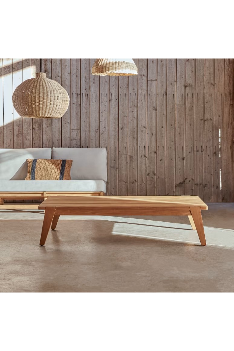 Teak Garden Coffee Table | Tikamoon Olia  | Woodfurniture.com