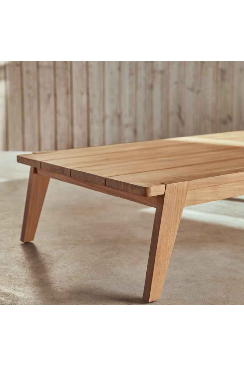 Teak Garden Coffee Table | Tikamoon Olia | Woodfurniture.com