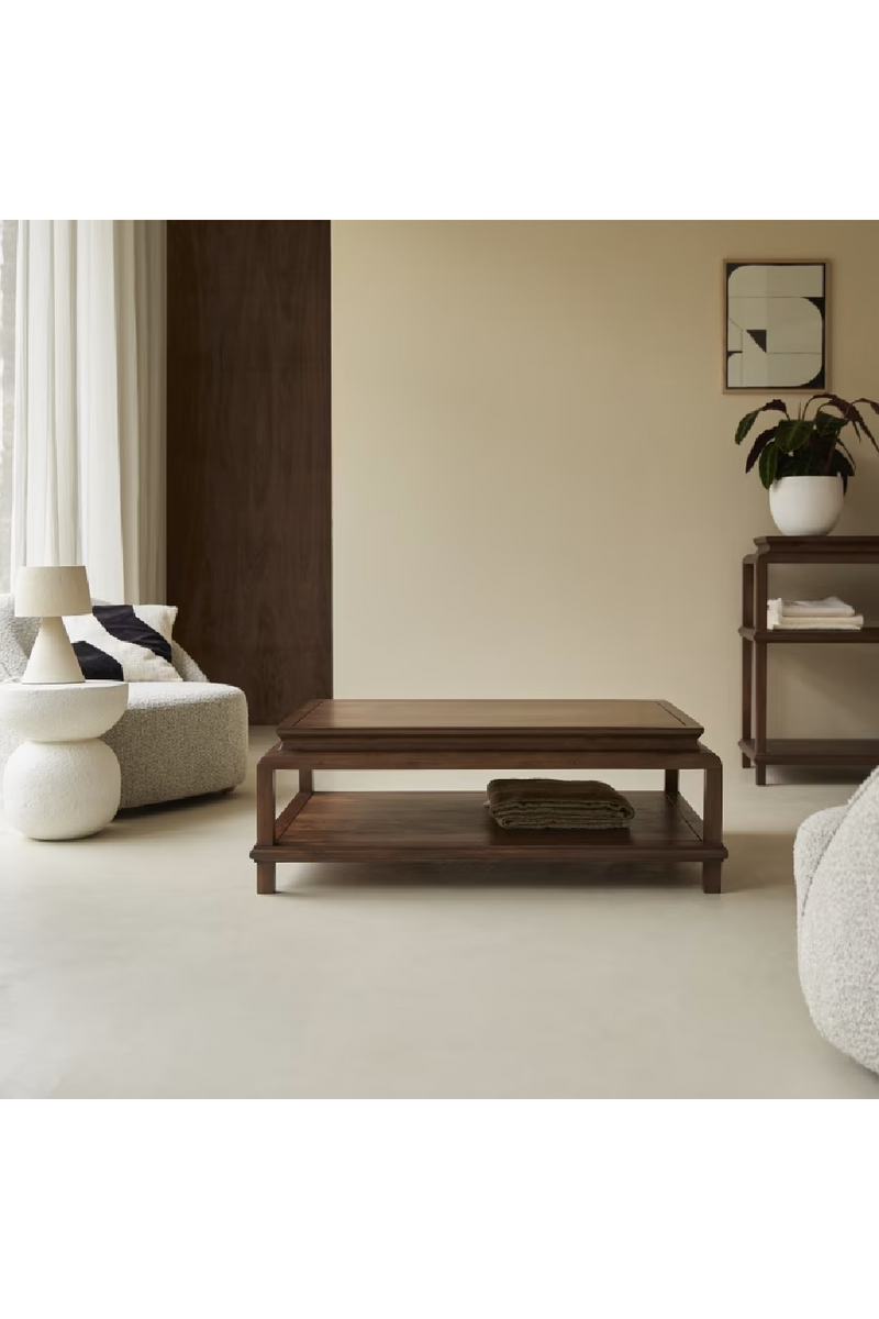 Acacia Rectangular Coffee Table | Tikamoon Achille | Woodfurniture.com