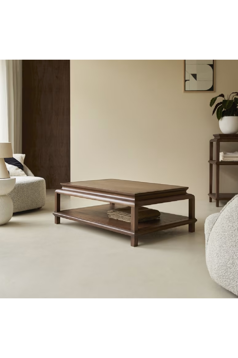 Acacia Rectangular Coffee Table | Tikamoon Achille | Woodfurniture.com