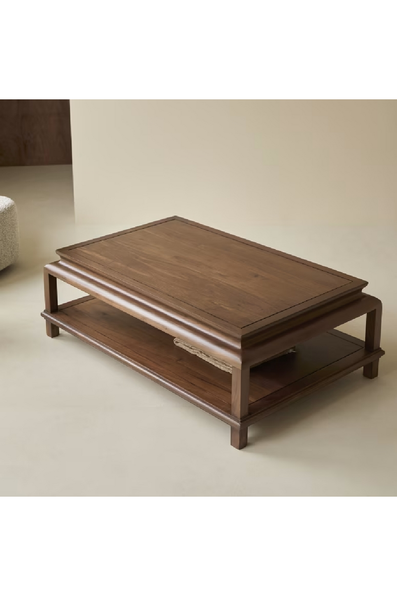 Acacia Rectangular Coffee Table | Tikamoon Achille | Woodfurniture.com