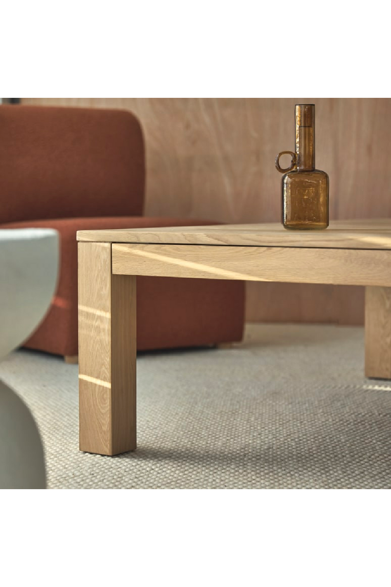 Oak 1-Drawer Coffee Table | Tikamoon Eden | Woodfurniture.com