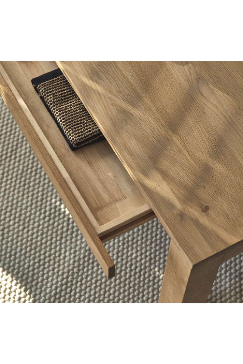 Oak 1-Drawer Coffee Table | Tikamoon Eden | Woodfurniture.com