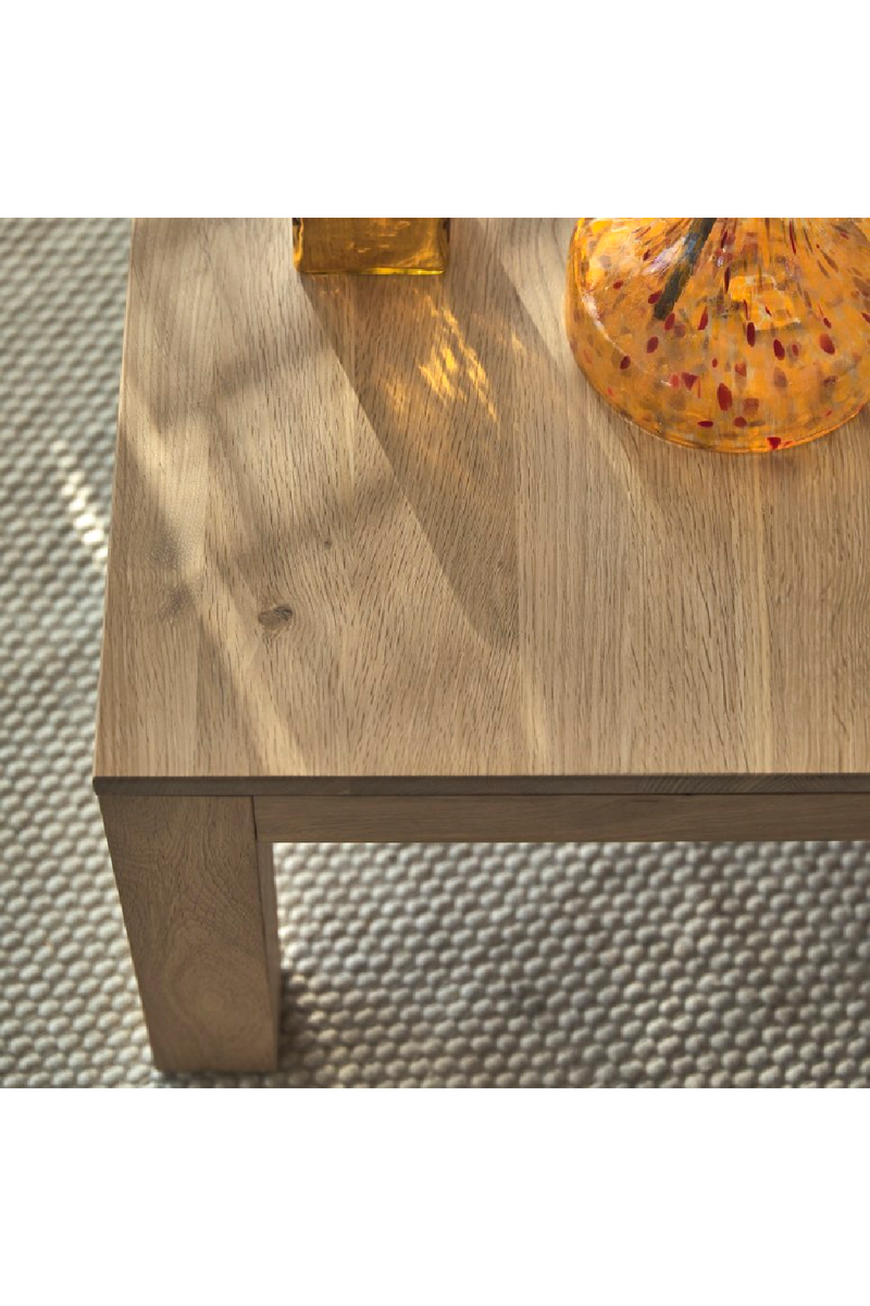 Oak 1-Drawer Coffee Table | Tikamoon Eden | Woodfurniture.com