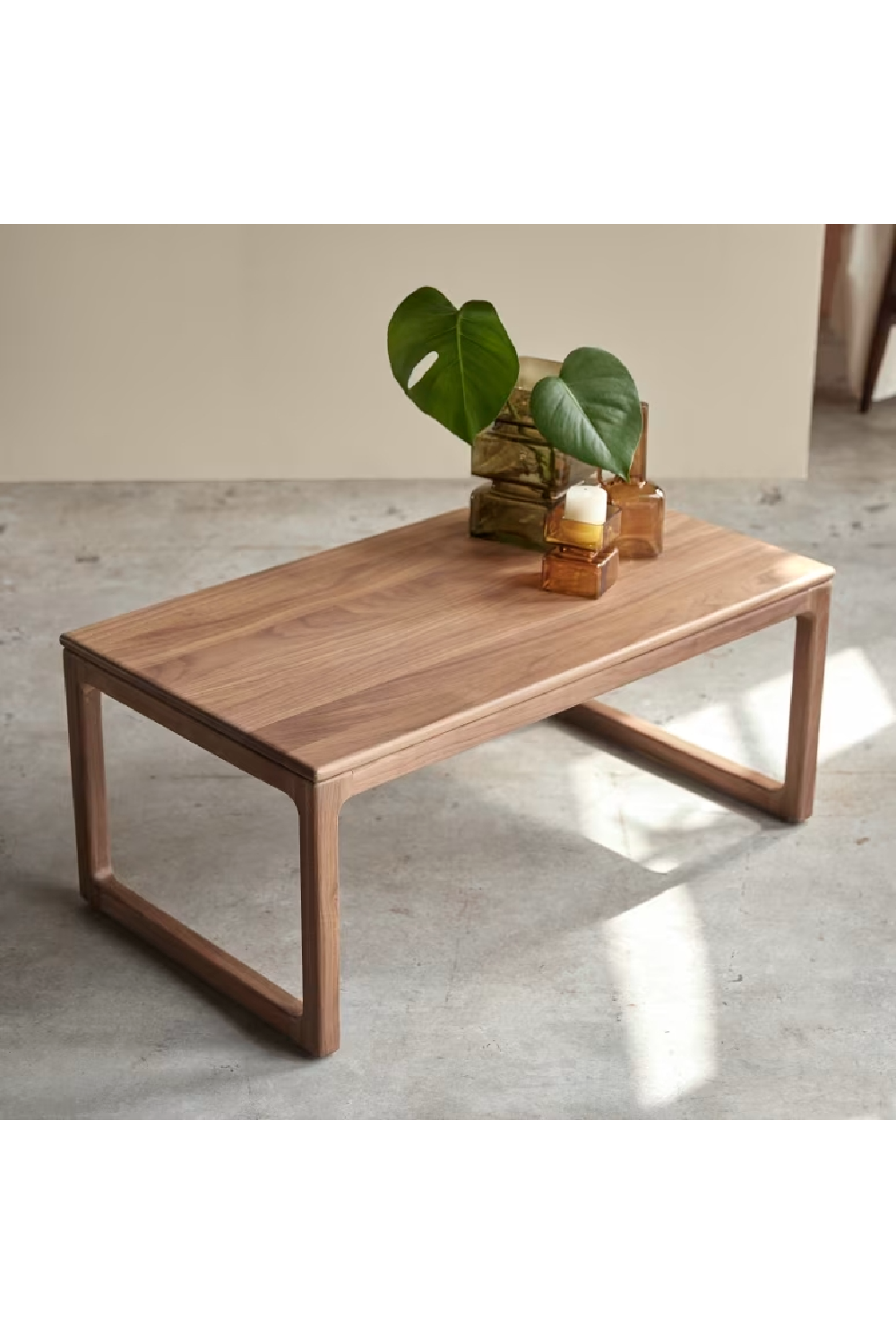 Rectangular Solid Coffee Table | Tikamoon Arto | Oroatrade.com