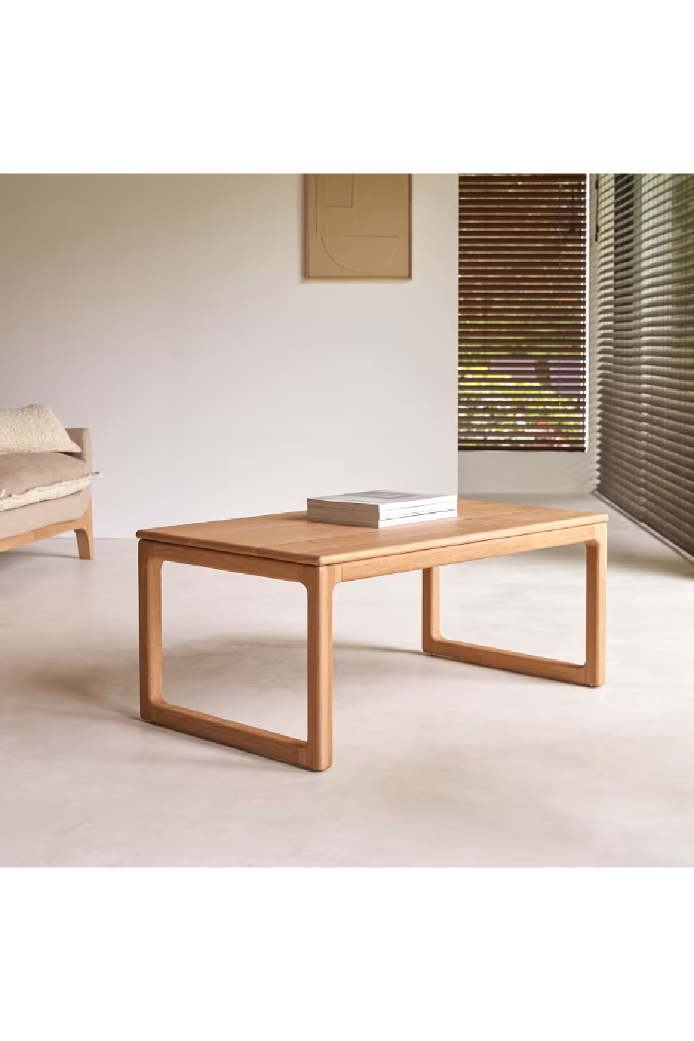 Rectangular Solid Coffee Table | Tikamoon Arto | Oroatrade.com