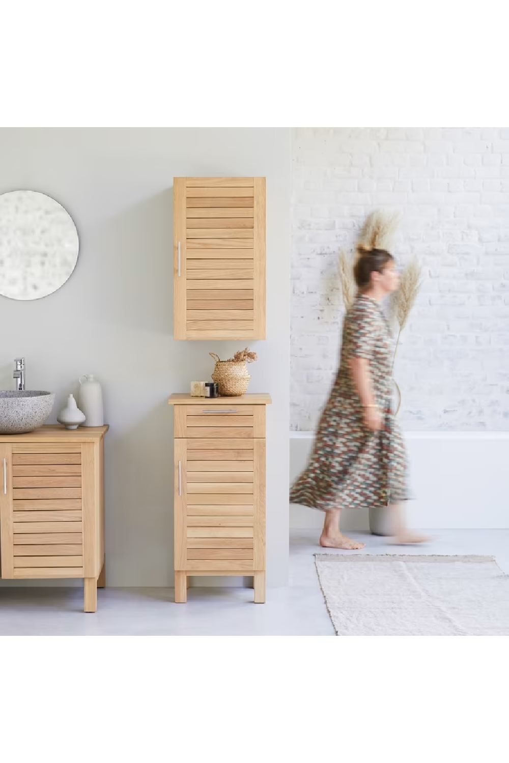 Solid Oak Modular Wall Unit | Tikamoon Soho | Woodfurniture.com