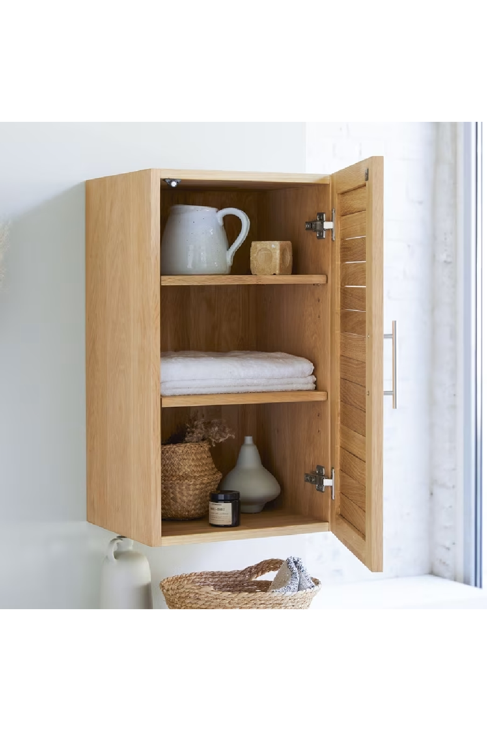 Solid Oak Modular Wall Unit | Tikamoon Soho | Woodfurniture.com