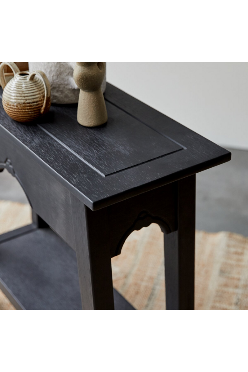 Black Pine Console Table | Tikamoon Thaki | Woodfurniture.com