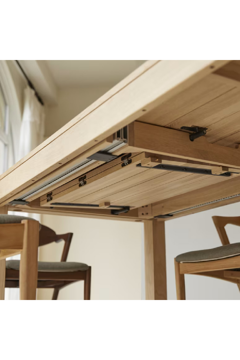 Solid Oak Extendable Table | Tikamoon Eden | Oroatrade.com