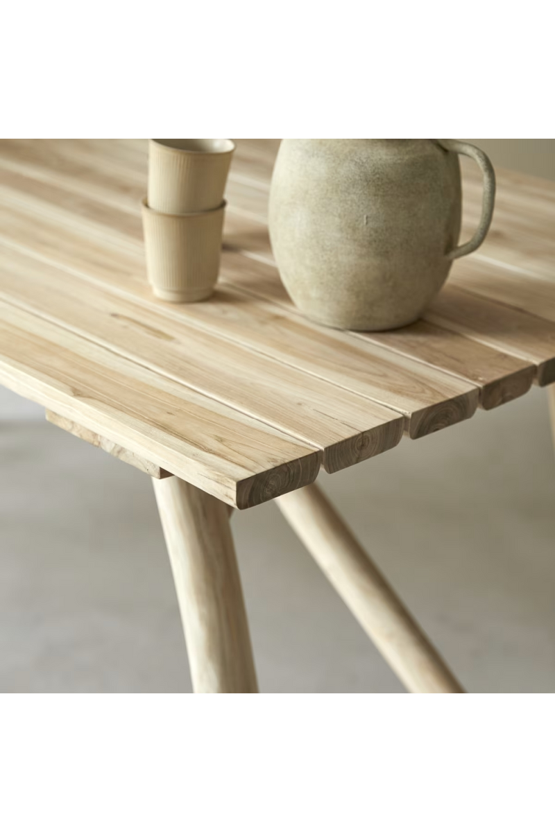 Natural Driftwood Dining Table | Tikamoon Mathilda | Woodfurniture.com