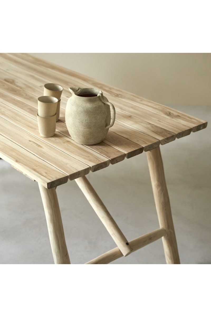 Natural Driftwood Dining Table | Tikamoon Mathilda | Woodfurniture.com