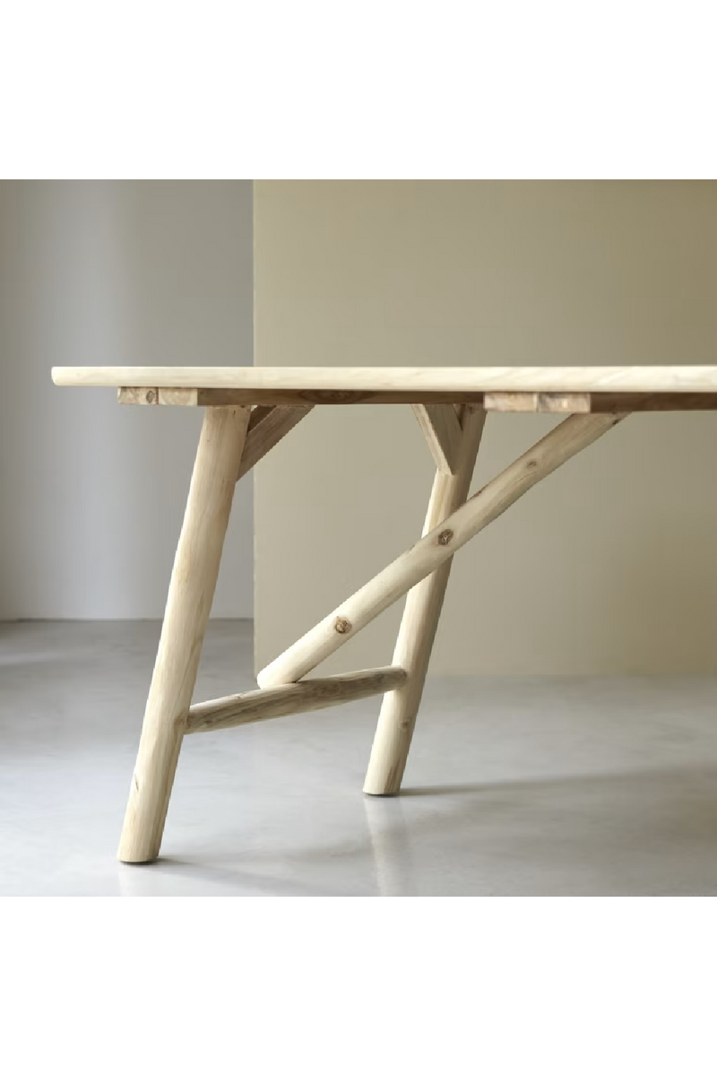 Natural Driftwood Dining Table | Tikamoon Mathilda | Woodfurniture.com