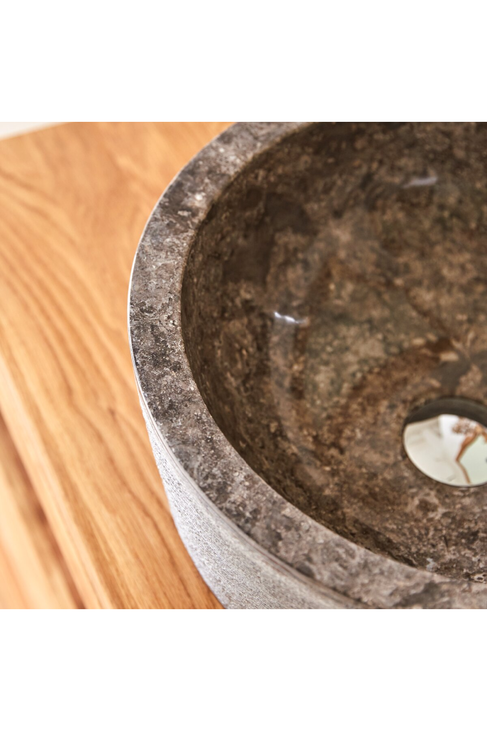 Gray Marble Bathroom Sink | Tikamoon Exo Stri | Woodfurniture.com