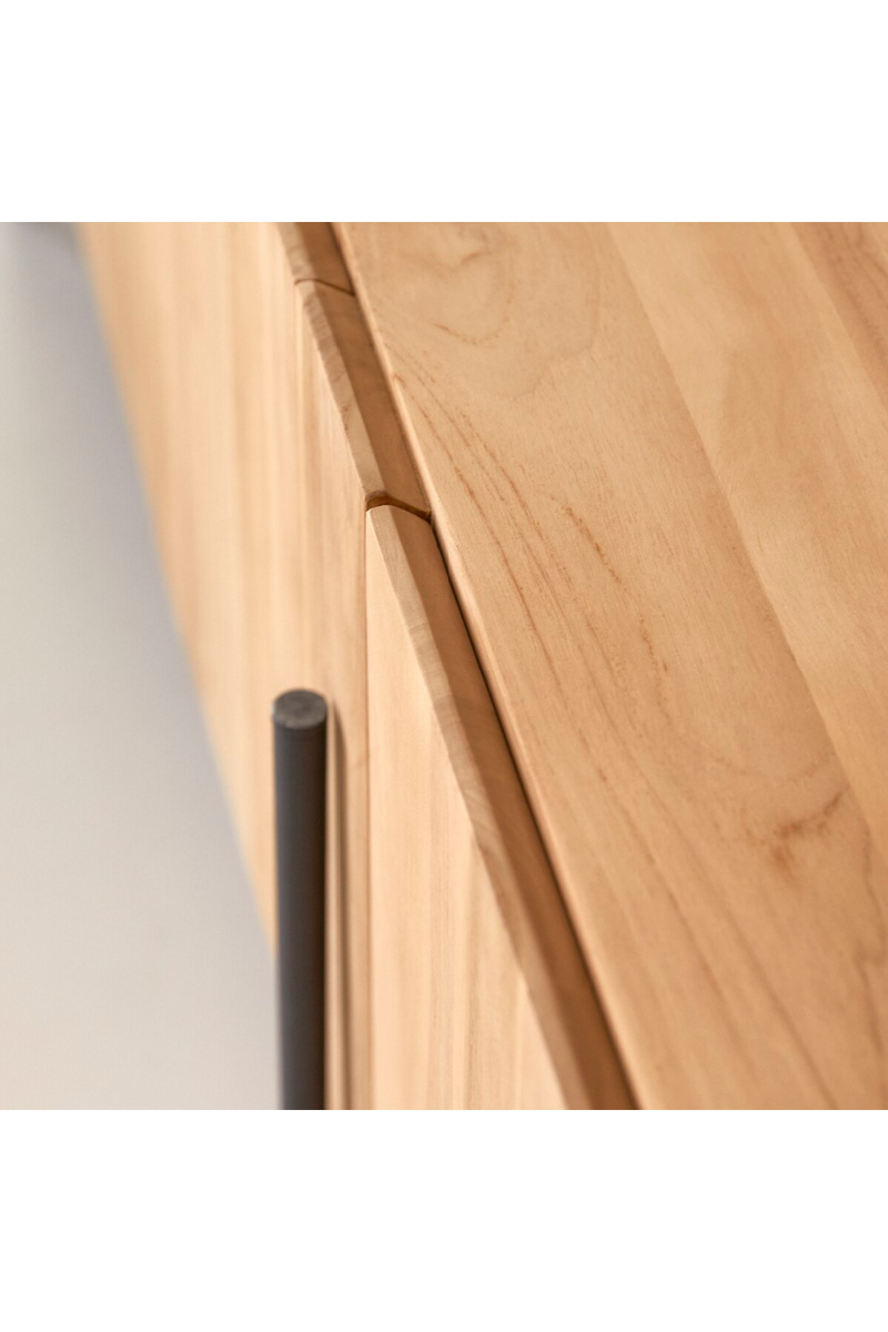 Solid Teak Low Sideboard | Tikamoon Honorine | Woodfurniture.com